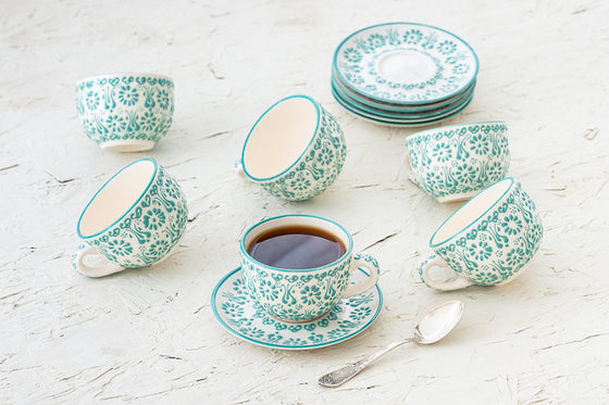 Handmade Coffee Mug Set Set/6