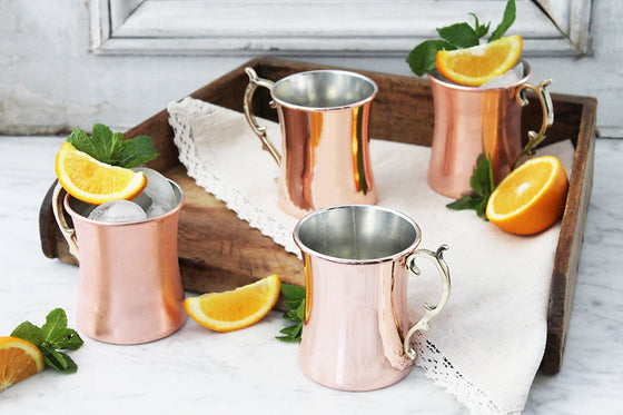 Vintage Inspired Cocktail Mugs (Set of 4)