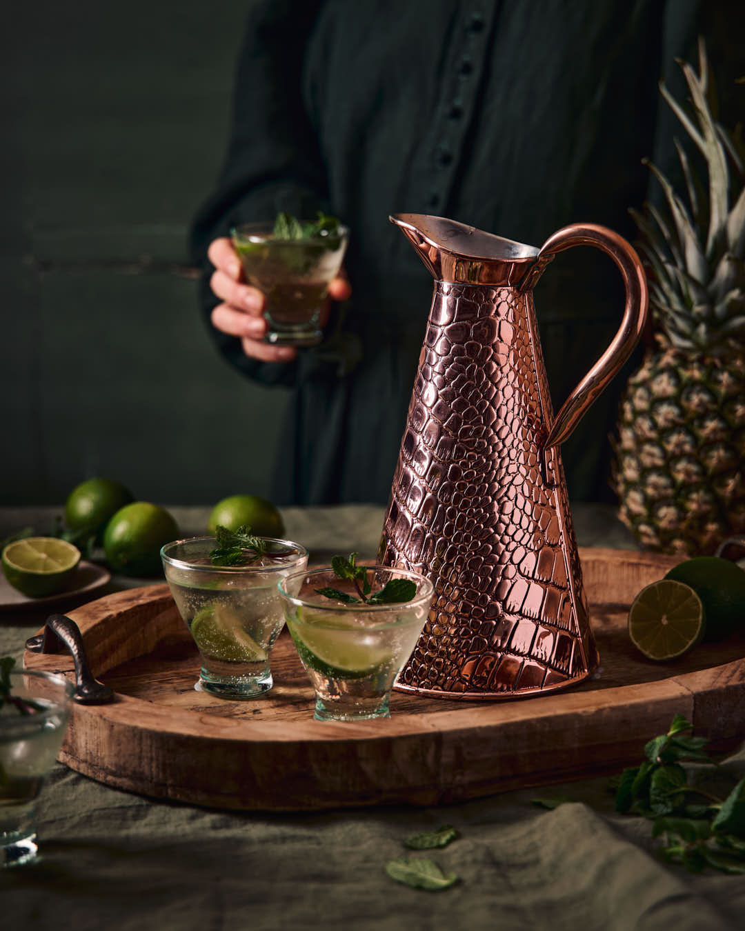 Antique JS&S Embossed Pitcher, C.1910