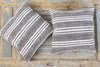 20" Hand Made Loomed Striped Turkish Pillow Covers- a Pair