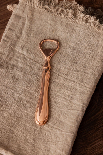 Vintage Copper Bottle Opener English Barware, 5.5”