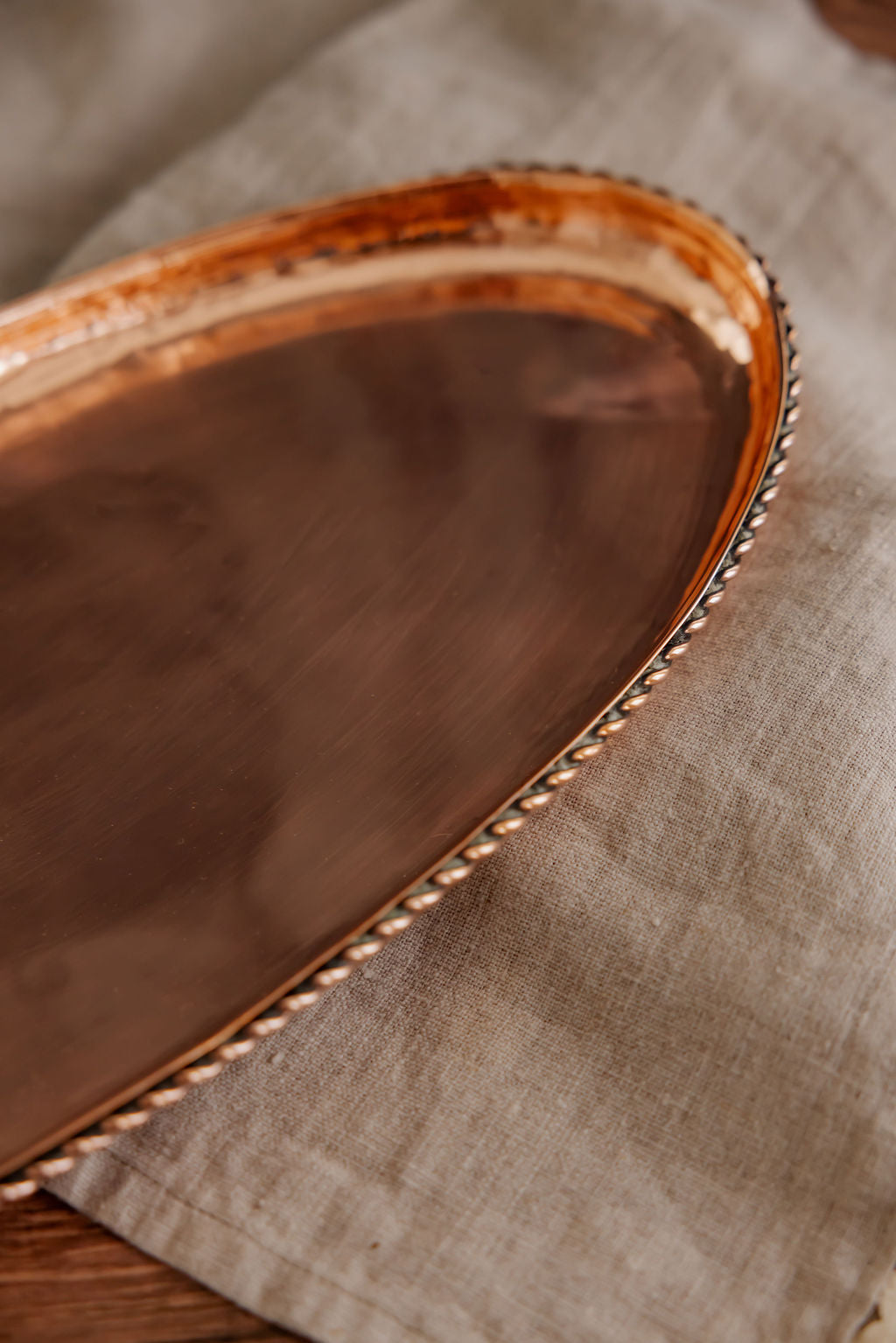 Antique Hugh Wallis Copper Tray — C.1880
