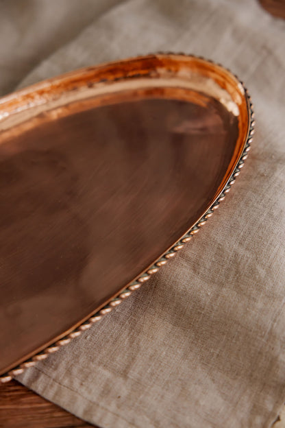 Antique Hugh Wallis Copper Tray — C.1880