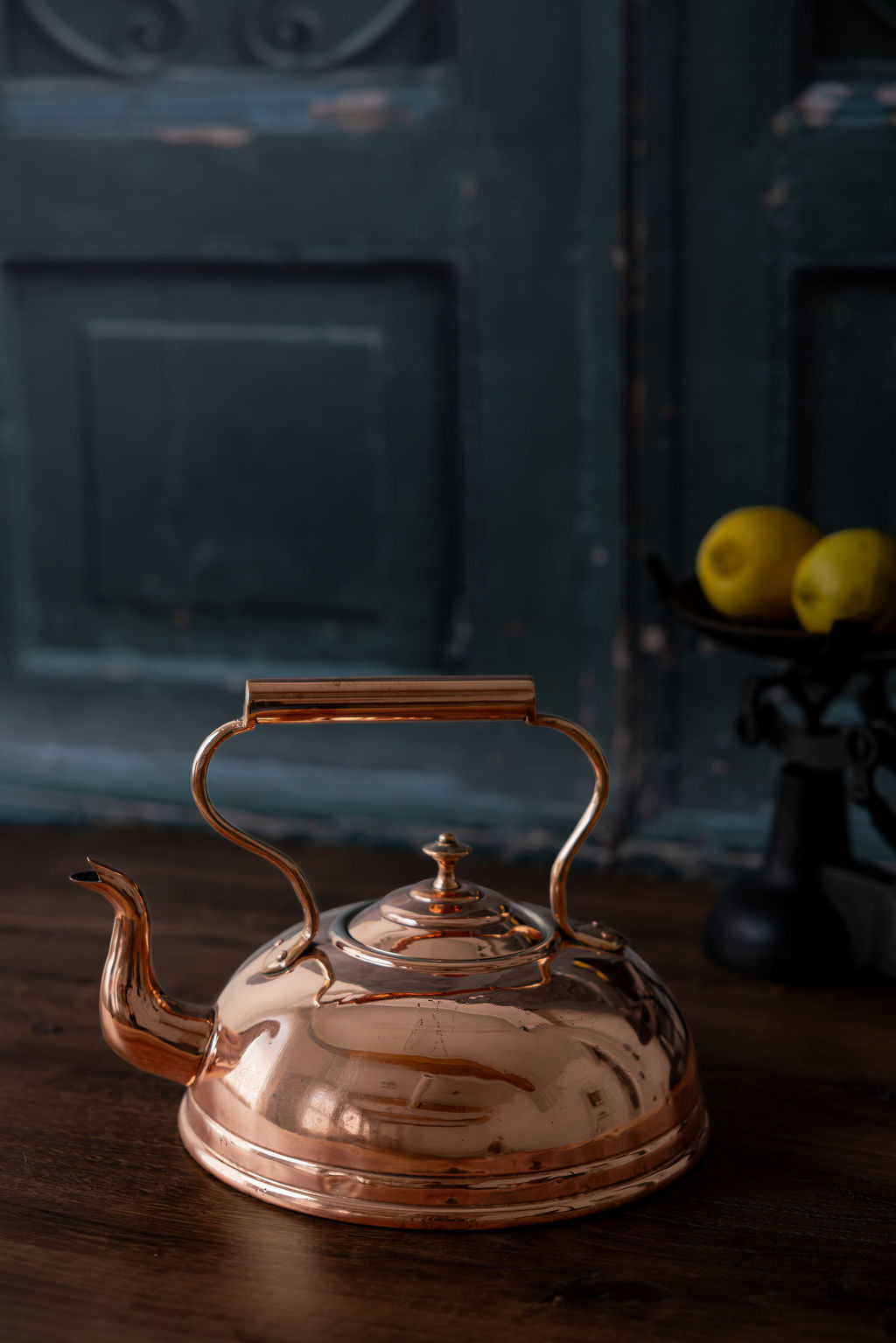 Rare Antique English Copper Picnic Kettle,  c.1850