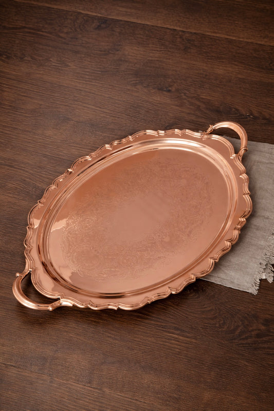 Antique Reed & Barton “Provincial” Oversized Serving Tray | Early–Mid 20th Century | 27.5” L