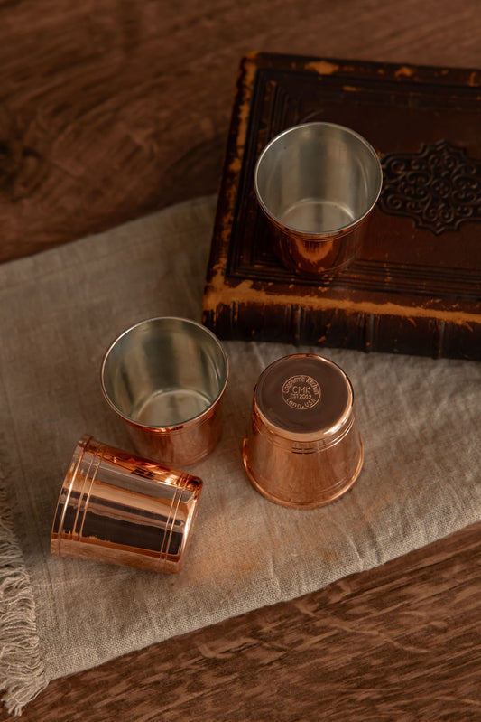 CMK Vintage Inspired Shot Glass Set 4