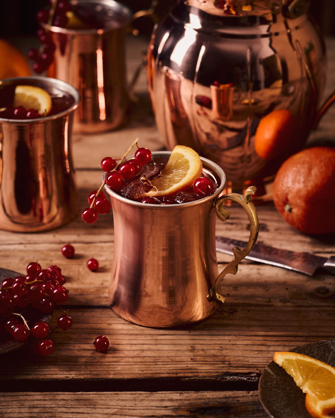 Vintage Inspired Cocktail Mugs (Set of 2 or 4)