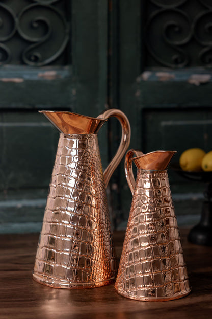 Antique JS&S Embossed Pitcher, C.1910