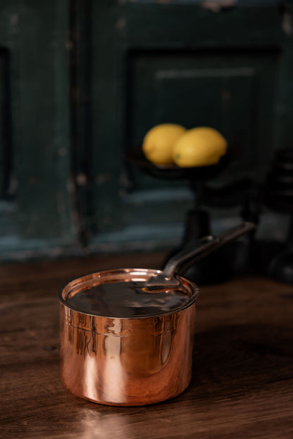 Antique English Saucepan with Engraved handle , C.1860
