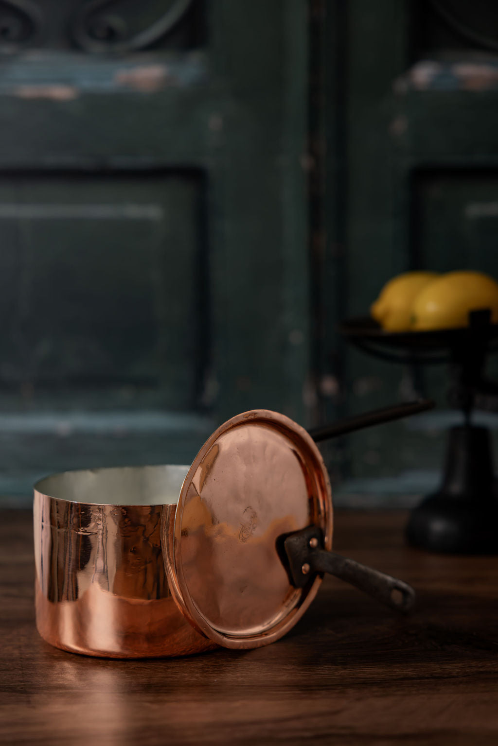 Antique English Saucepan with Engraved handle , C.1860