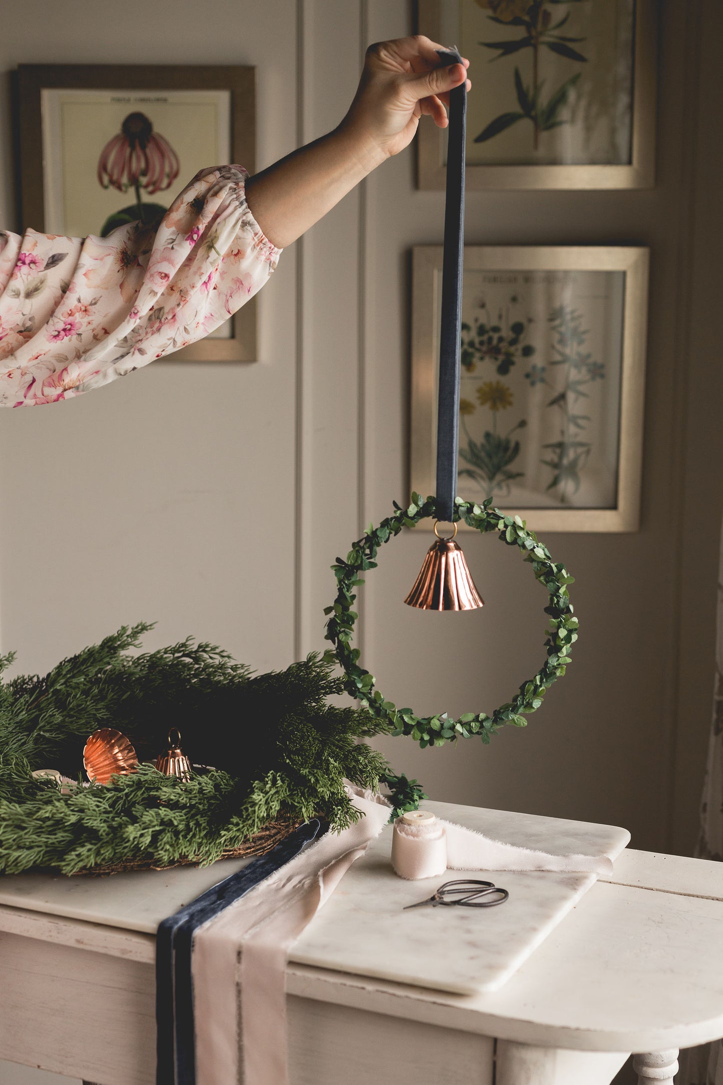 CMK Copper Bell Ornaments (Set of 2 or 4)