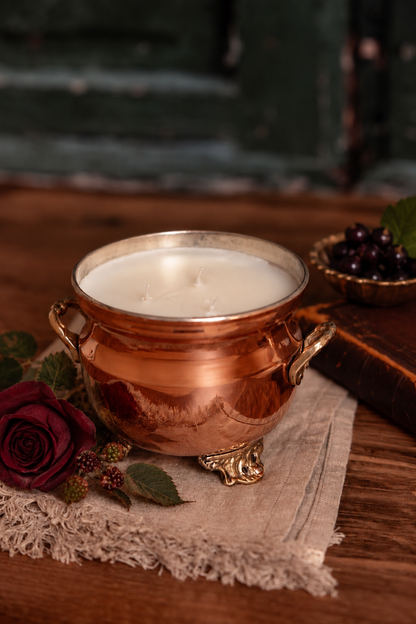 CMK Vintage French-Inspired Jardinière Candle — NEW SCENT: ROUGE NOIR