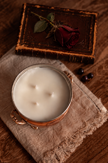 CMK Vintage French-Inspired Jardinière Candle — NEW SCENT: ROUGE NOIR