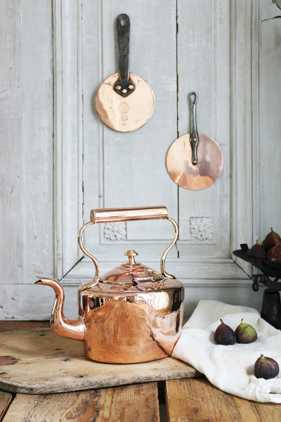 Copper Teapot, Italian Style Copper Tea Pot, Copper Tea Kettle